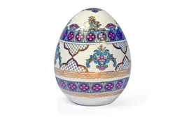 Скульптура АМК Яйцо №3 Орнаментовое 10 см, фарфор твердый, п/к, 00010697678